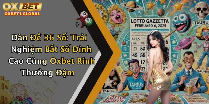 Dàn Đề 36 Số: Trải Nghiệm Bắt Số Đỉnh Cao Cùng Oxbet Rinh Thưởng Đậm
